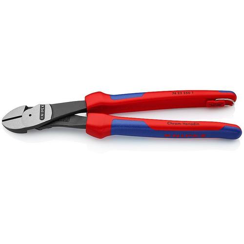 Knipex Pince coupante de côté à forte démultiplication avec oeillet de fixation 250 mm - 74 22 250 T