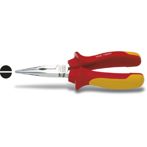 Hazet Pince demi-ronde VDE - Longueur totale: 160 mm - 1841AVDE-22
