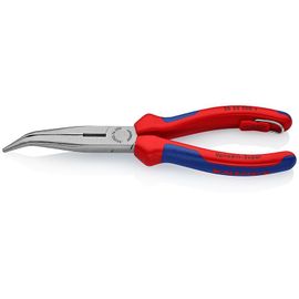 Knipex Pince demi-ronde avec tranchant avec oeillet de fixation 200 mm - 26 22 200 T BK