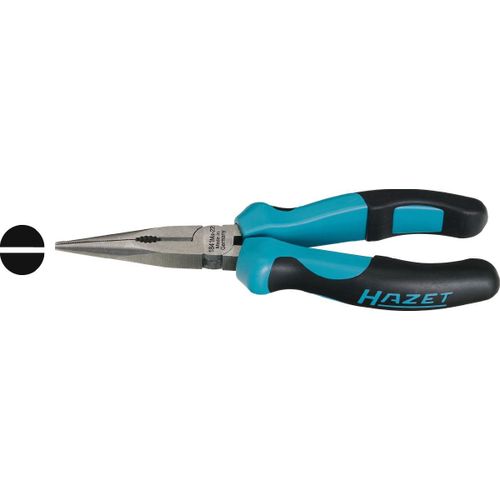 Hazet Pince demi-ronde - Longueur totale: 145 mm - 1841MA-11