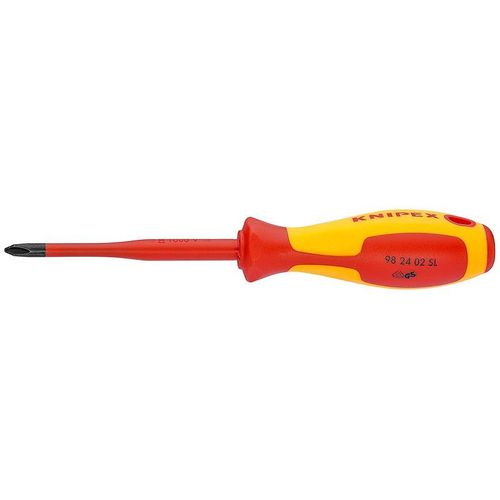 Knipex Tournevis (Slim) pour vis à tête cruciforme Phillips 212 mm - 98 24 02 SL