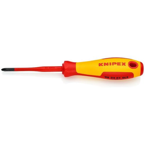 Knipex Tournevis (Slim) PlusMinus Phillips 187 mm - 98 24 01 SLS