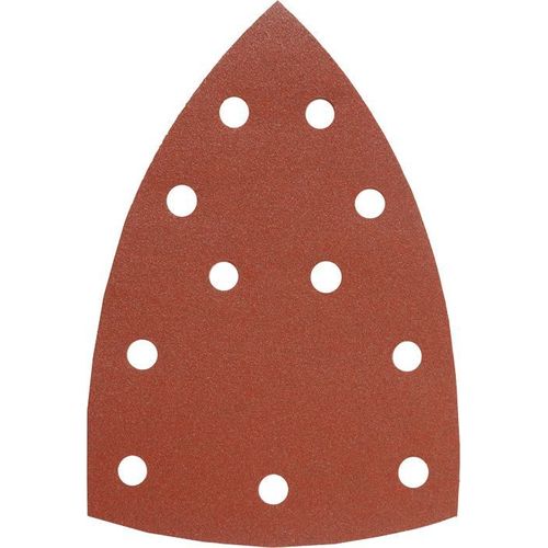 KWB Patins abrasifs triangulaires QUICK-STICK, BOIS & MÉTAL, corindon affiné, 100 x 147 mm - 493070