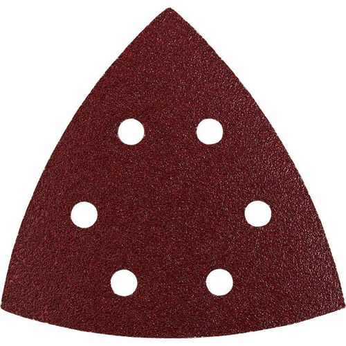 KWB Patins abrasifs triangulaires QUICK-STICK, BOIS & MÉTAL, corindon affiné, 105 mm - 492712