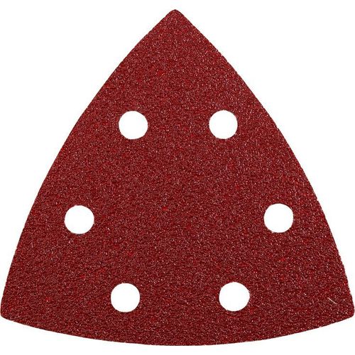KWB Patins abrasifs triangulaires QUICK-STICK, BOIS & MÉTAL, corindon affiné, 96 mm - 492812