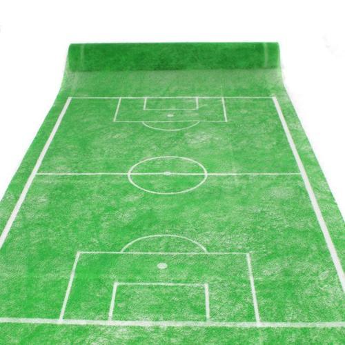 Chemin De Table Intissé Terrain Foot 30cmx5m Vert