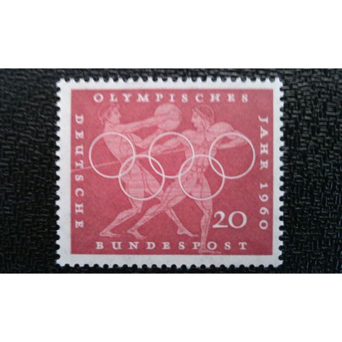 Timbre Allemagne Yt 207 1960 Jeux Olympiques D'été 1960, Rome