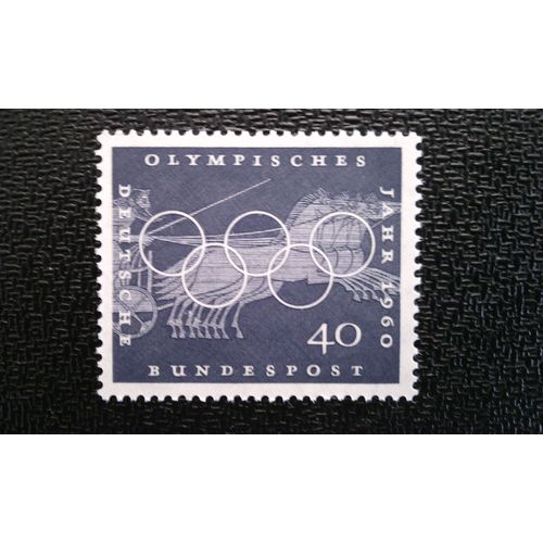 Timbre Allemagne Yt 208 1960 Jeux Olympiques D'été 1960, Rome