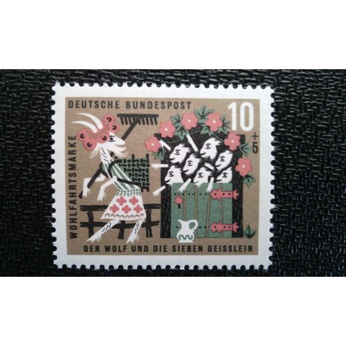 Timbre Allemagne Yt 280 1963 Contes De Grimm