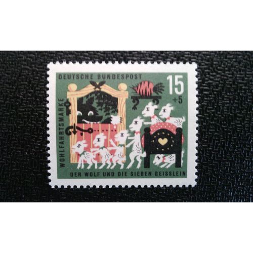 Timbre Allemagne Yt 281 1963 Contes De Grimm