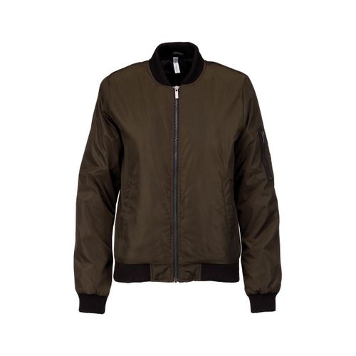 Blouson Bomber Femme - K6123 - Vert Khaki Fonc?