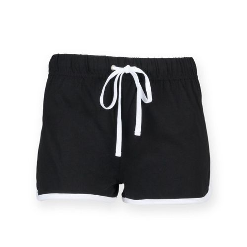 Short R?Tro Femme - Sk069 - Noir-White