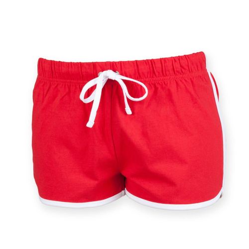 Short R?Tro Femme - Sk069 - Rouge