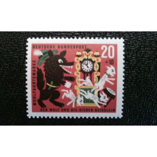 Timbre Allemagne Yt 282 1963 Contes De Grimm