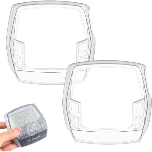 Lot De 2 Étuis De Protection Rigides Transparents Pour Unité De Commande Bosch Intuvia Compteur De Vitesse, Étanche Et Transparent Film De Protection D'écran Pour Vélo Électrique Protection Contre Les