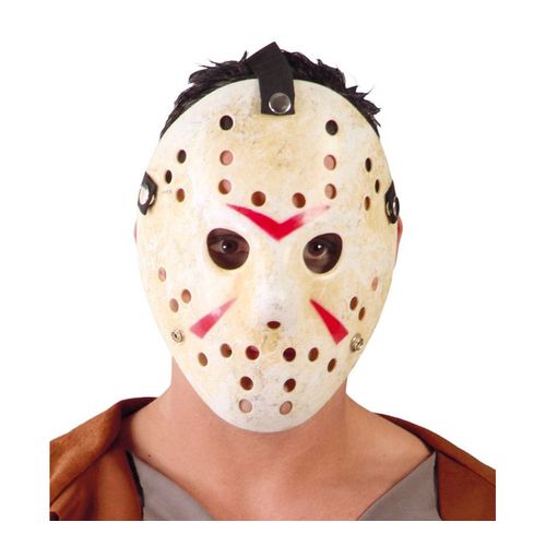 Masque Hockey Assassin Terrifiant Pour Halloween (Taille Unique)