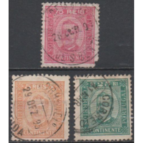 Portugal: Lot De 3 Timbres Différents .