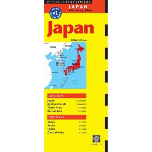 Japan Travel Map Fifth Edition