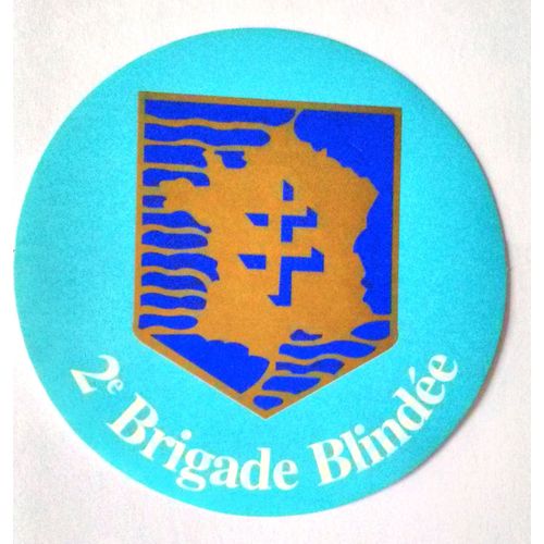 Autocollant De La 2e Bb Brigade Blindée