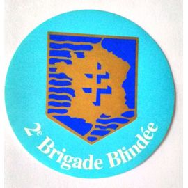 Autocollant De La 2e Bb Brigade Blindée