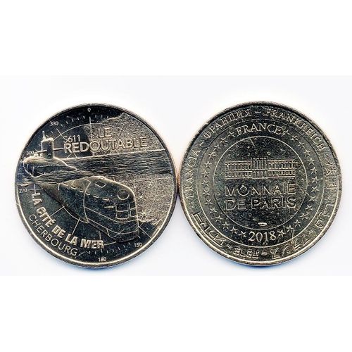 Ww2 - Pièce Monnaie De Paris 2018 - S611 - Le Redoutable