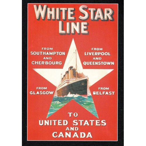 Carte Postale - White Star Line