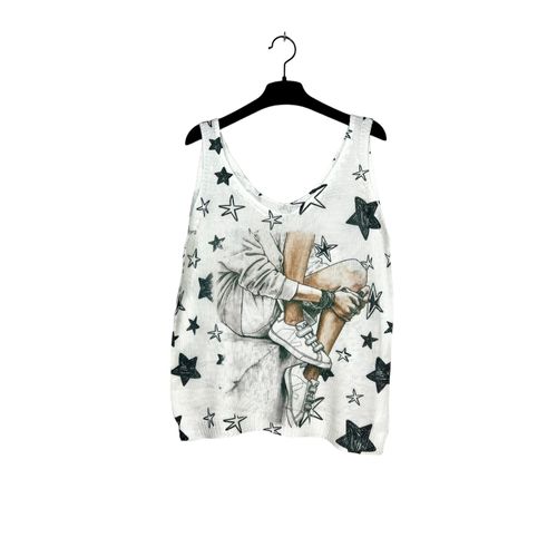 Debardeur D'ete Multicolore Femme Lucky Nana Paris Taille 42/44