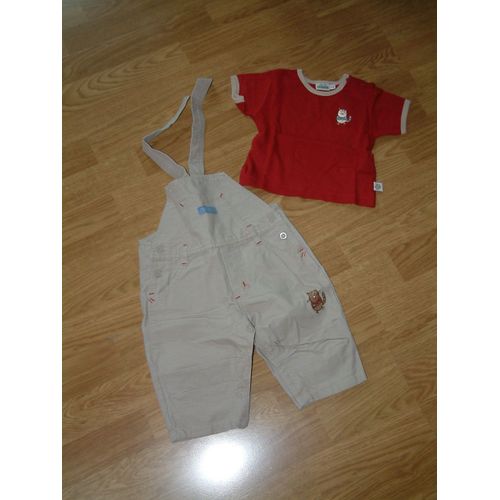 T-Shirt &#43 Salopette Sergent Major 6 Mois