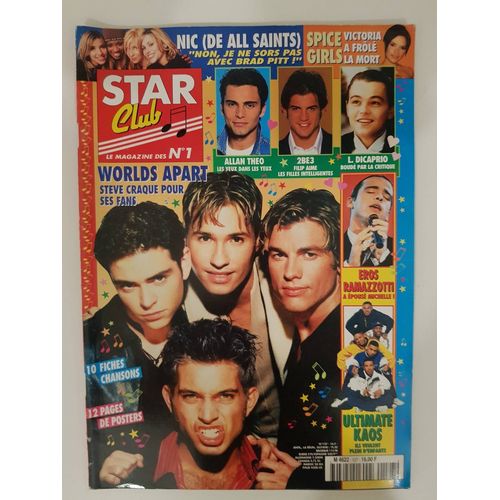 Star Club N127 Juin98 Magazine Revue Avec Allan Théo/Worlds Apart/Spice Girls/C4/Mc Solaar/Faudel/Boyzone/Na-Na/Poetic Lover/Ultimate Kaos/Léonardo Dicaprio/Bambi Cruz/Stomy Bugsy/All Saints/Eros Rama