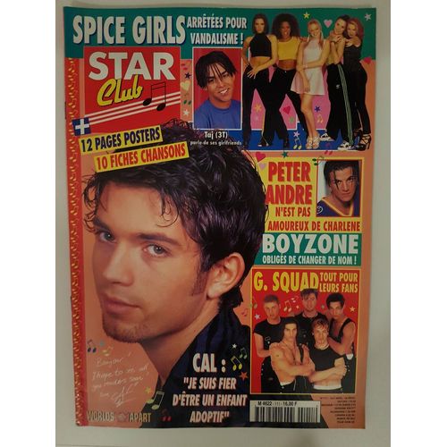 Star Club N111 Fev.97 Magazine Revue Avec Marc Lavoine/Spice Girls/Worlds Apart/Alice Evans/Taj Des 3t/Alliage/Vanessa Demouy/Madonna/2b3/Boyzone/Virginie Théron/Pascal Obispo/Peter André/Lorenzo Lama