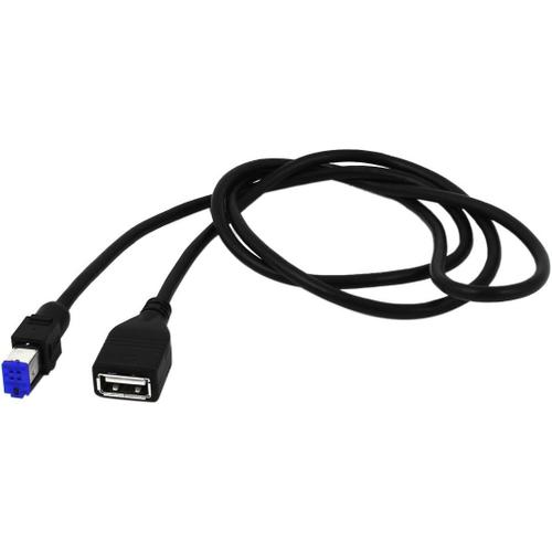 Cordon de câble de câble de câble USB audio de voiture 1M longueur