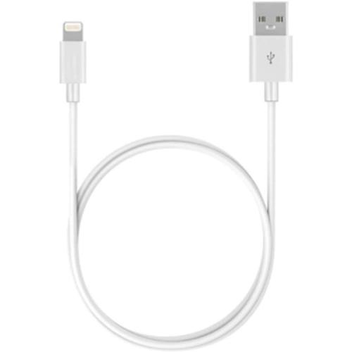 Câble de Charge pour téléphone Portable IMF certifié à USB Câbles de téléphonie Mobile Convient à l'iPhone 12 11 XS Max x 8 7 6 5 Air iOS 12 11 1m 1.8m 3m (Color : White, Length : 1.8m)