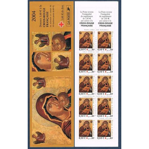 Bande Carnet Croix-Rouge 2004 La Vierge À L'enfant Yvert Et Tellier N°2053 Neuf Non Plié