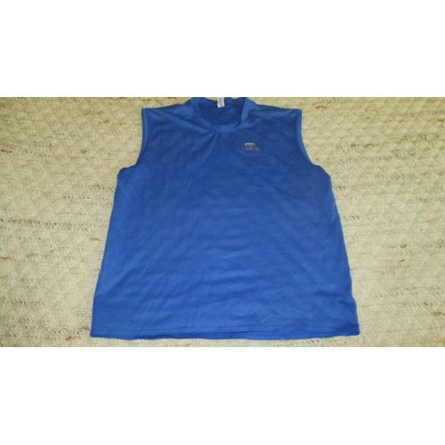 Débardeur Bleu Ou Tee Shirt Sans Manches Décathlon Création Taille Xxl