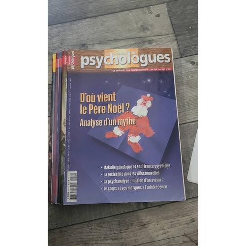 Le Journal Des Psychologues, Lot De 11 Magazines