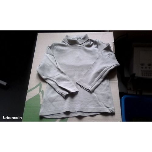 Sous Pull Kaky Garcon 36 Mois Avec Boutons Pressions