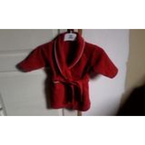 Robe De Chambre Polaire Rouge 2 Ans