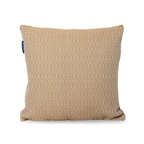 Herringbone Housse De Coussin Décoratif 50x50 Cm Moutarde