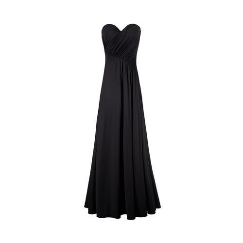 Aniye By Amy Robe Longue Avec Corsage Froncé Noir