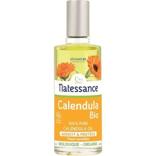 Natessance Huile De Calendula Bio - 50 Ml - 100% Pure - Adoucit Et Protege 