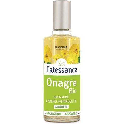 Natessance Huile D'Onagre Bio - 50 Ml - 100% Pure - Adoucit - Riche En Omega 6 