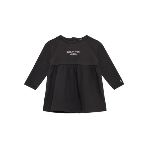 Calvin Klein Jeans - Robe Bébé Fille En Polaire - Noir