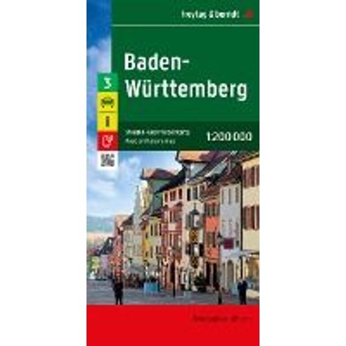 Baden-Württemberg, Straßen- Und Freizeitkarte 1:200.000, Freytag & Berndt