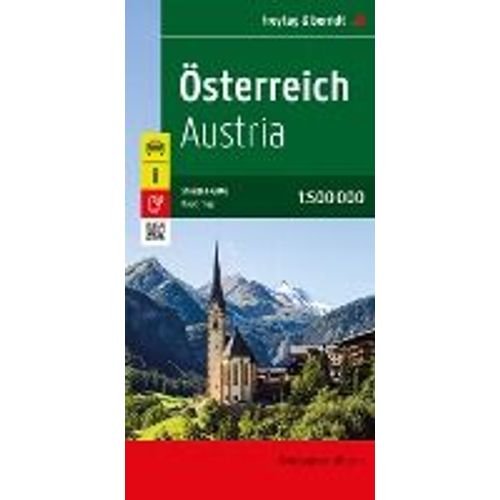 Österreich, Straßenkarte 1:500.000, Freytag & Berndt