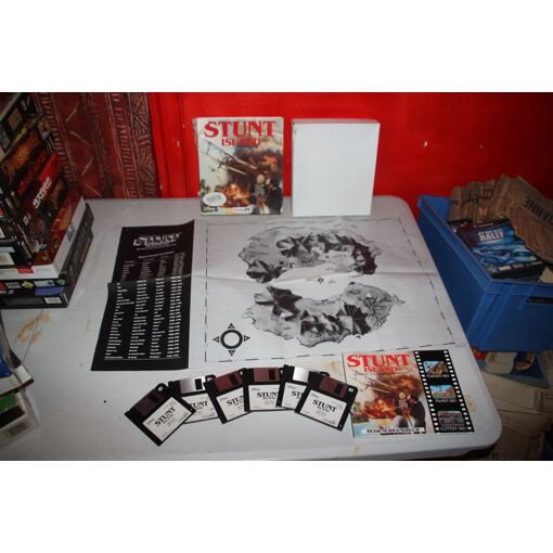 Jeu PC Stunt Island - Version Big Box En Boîte, Bon état, éditeur Disney Software