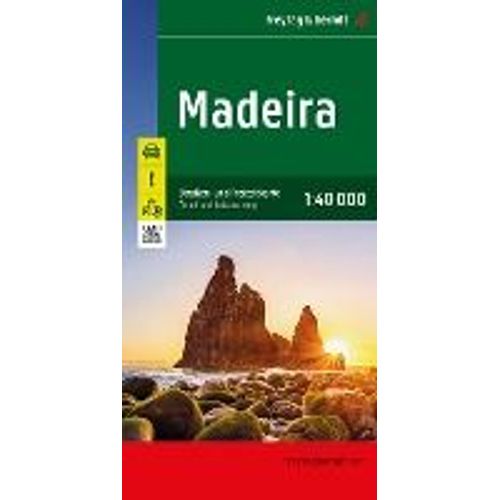 Madeira, Straßen- Und Freizeitkarte 1:40.000, Freytag & Berndt