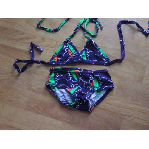 Maillot De Bain Darina Creation Fond Bleu Marine Bateaux 4 Ans