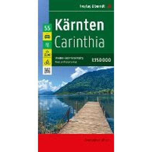 Kärnten, Straßen- Und Freizeitkarte 1:150.000, Freytag & Berndt