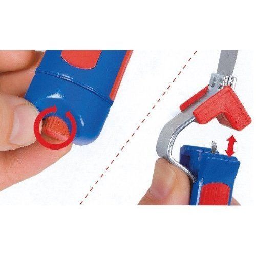 Weicon 50050227 Couteau à dégainer n8-27 Bleu/rouge