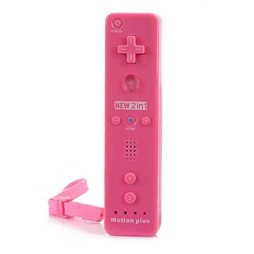 Télécommande Wiimote Plus (Avec Motion Plus) Pour Nintendo Wii Et Wii U - Rose